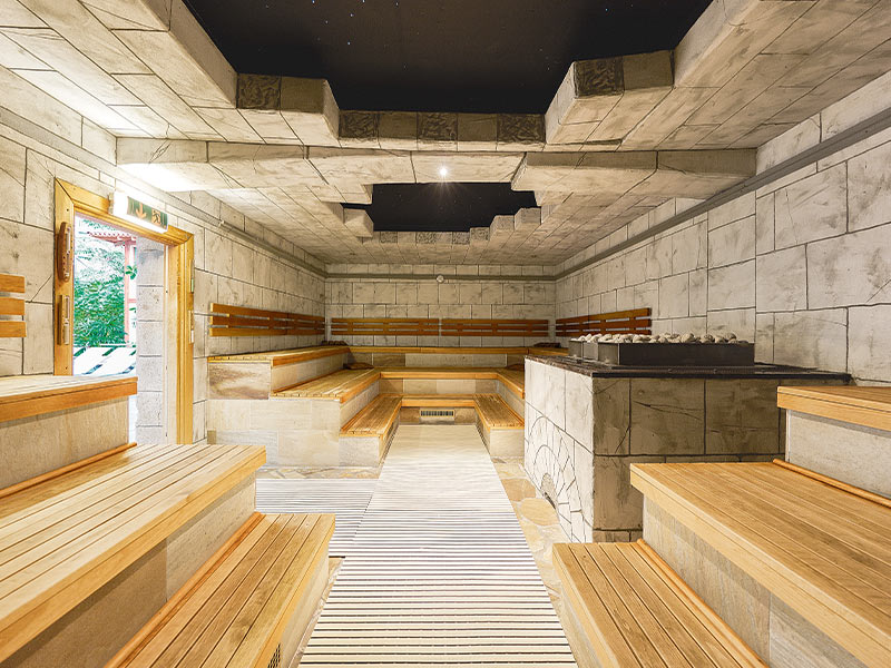 Stone sauna