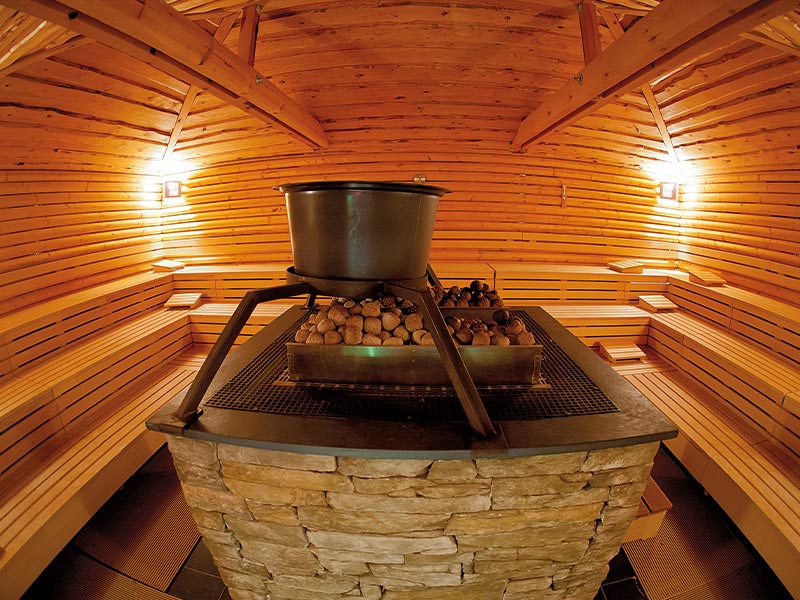 Wood sauna