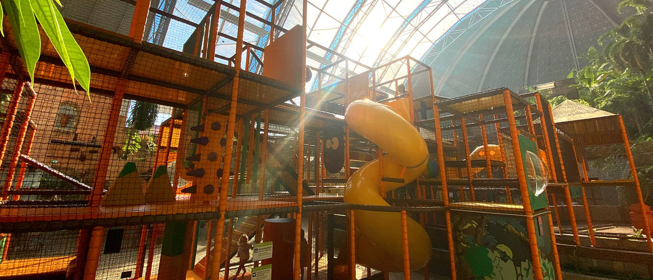 The climbing play area in the new Tropino kids' club