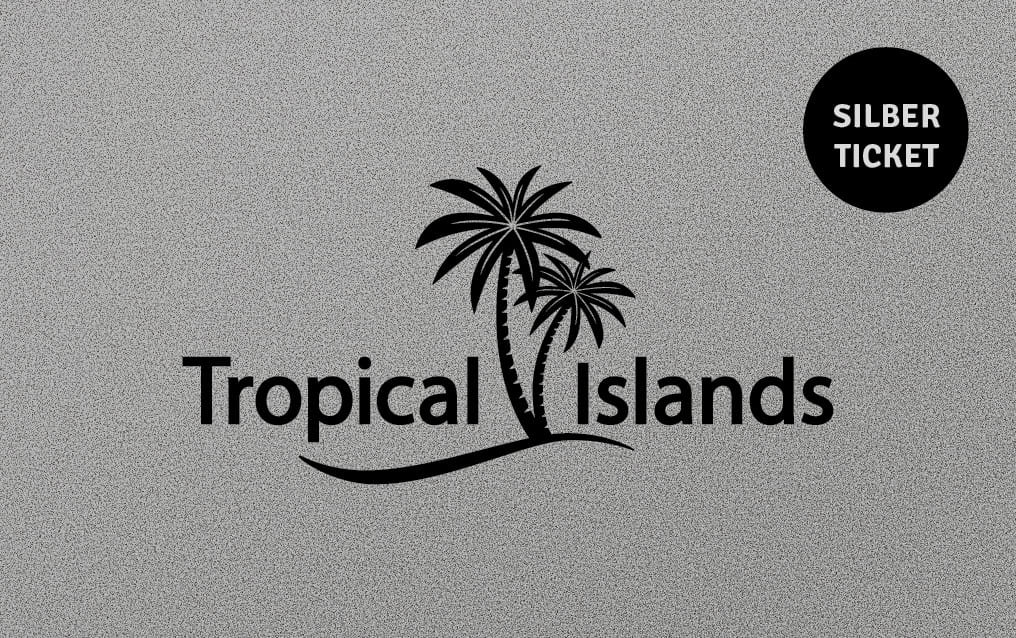 Jahreskarte Silber mit Tropical Islands Logo