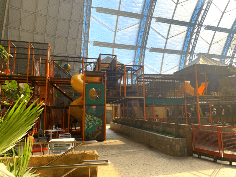 Climbing play area in the Tropino kids' club