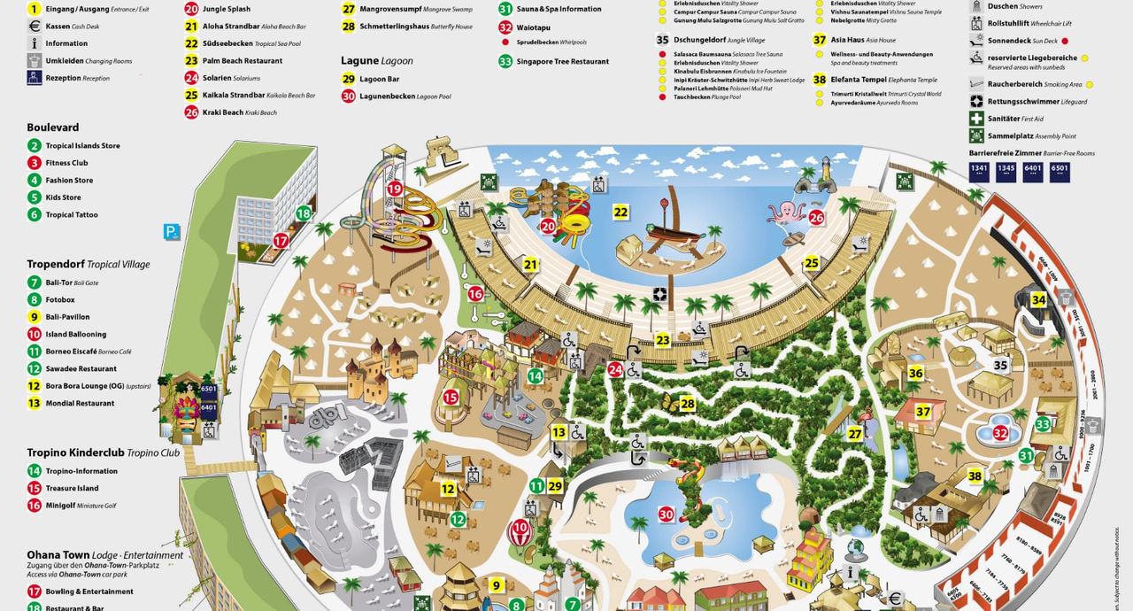 Excerpt from the overview plan for accessibility
